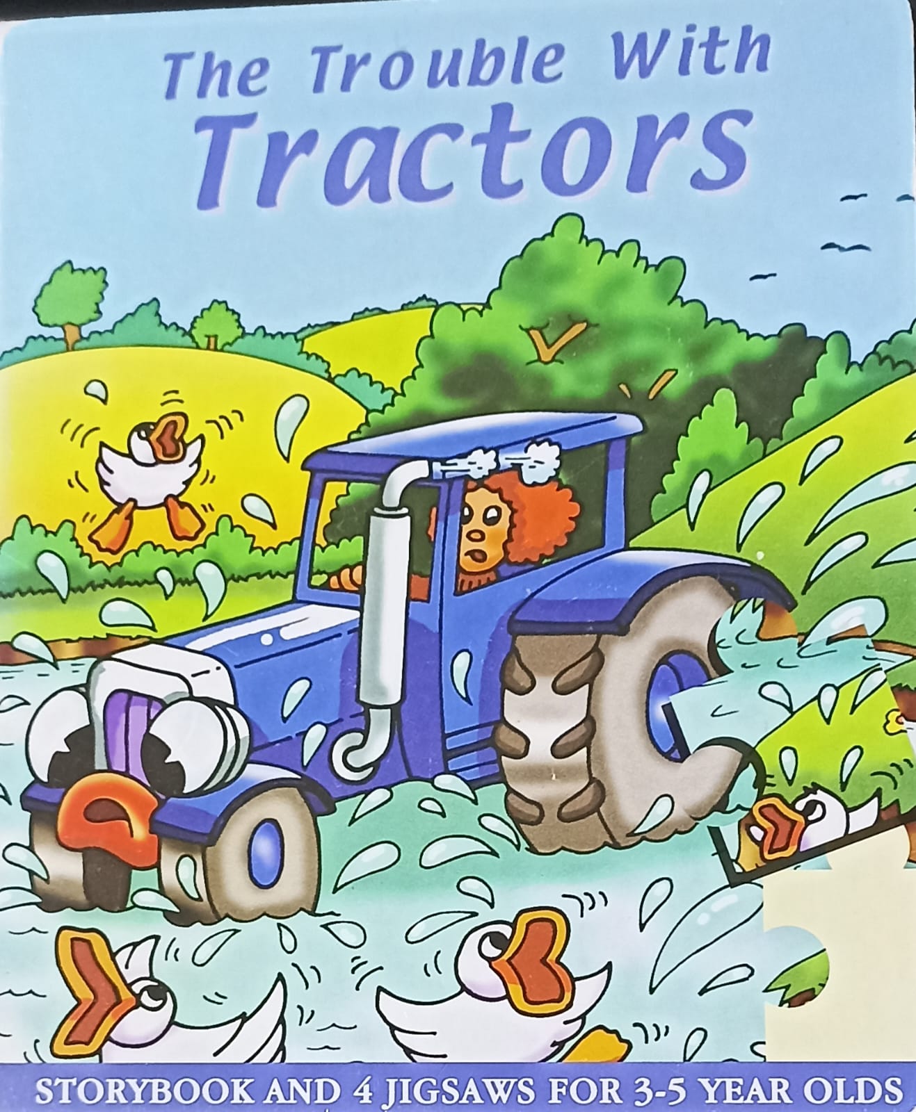 The Trouble with Tractors (STORYBOOK AND 4 JIGSAWS FOR 3-5 YEAR OLDS) (BOARDBOOK)
