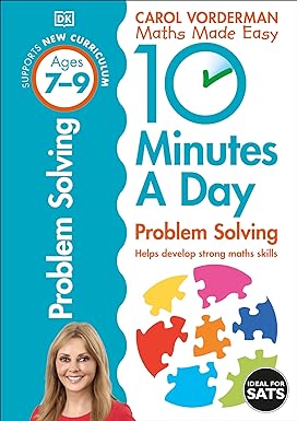 10 Minutes A Day Problem Solving, Ages 7-9 , Helps Develop Strong Maths Skills