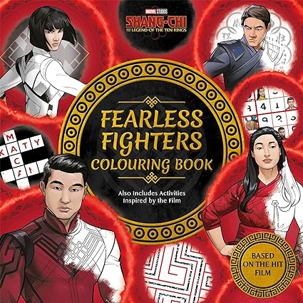 Fearless Fighters Colouring Book, Marvel Studios: Shang Chi & the Legend of the Ten Ring