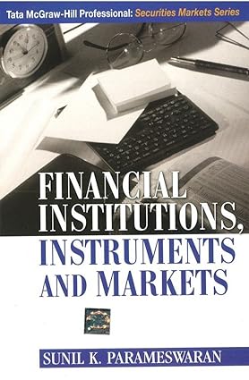 Financial institutions, instruments and markets