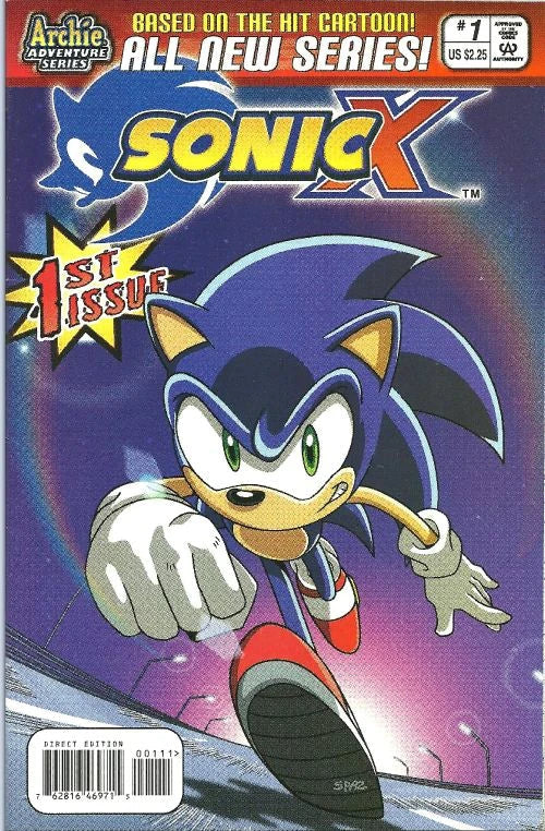 Sonic X #1 [rare books]