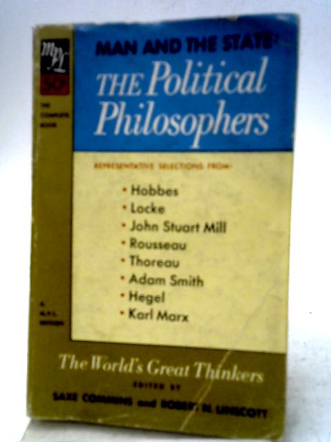 The Political Philosophers By Saxer Commins & Robert N. Linscott (RARE BOOKS)