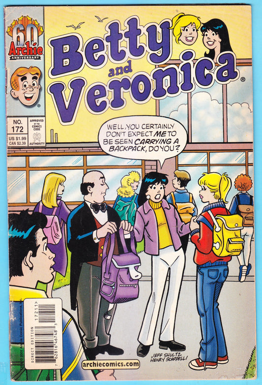 ARCHIE COMIC - # 172 - BETTY AND VERONICA [rare books]