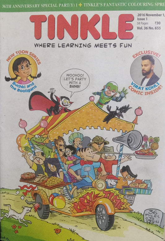 Tinkle where learning meets fun vol. 36 no. 655