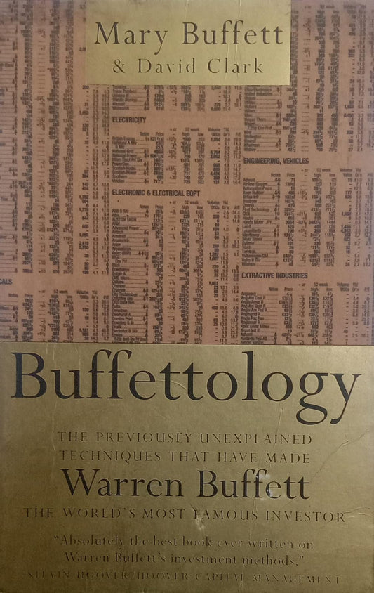 Buffettology [rare books]