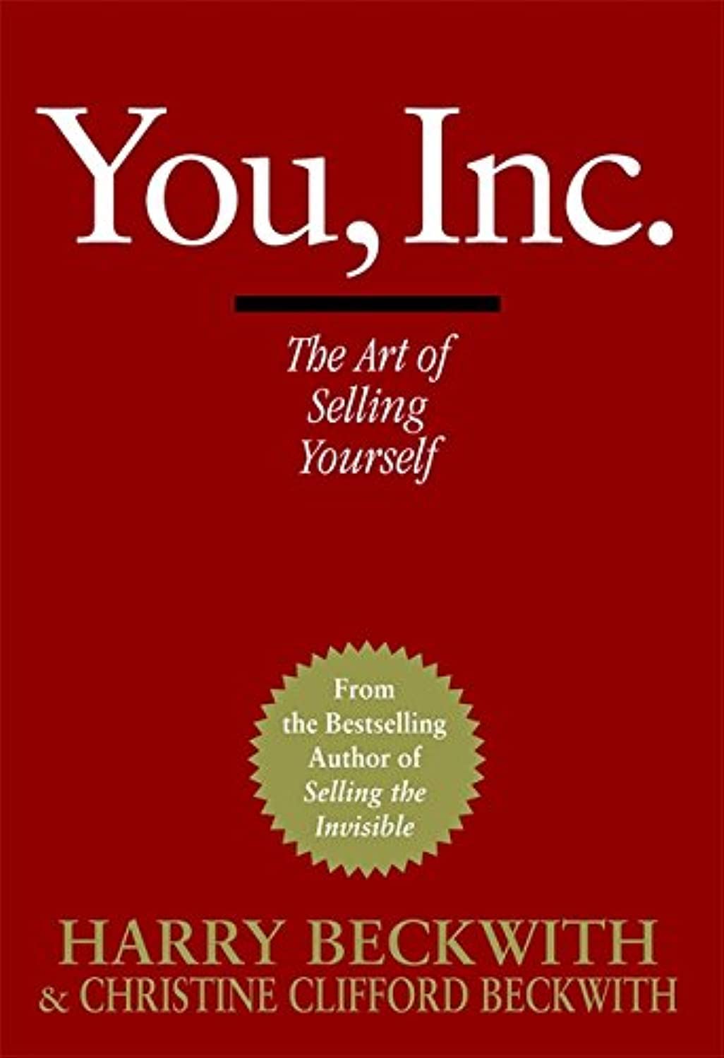 You, inc.the art of selling yourself [Hardcover] [rare books] by Harry Beckwith