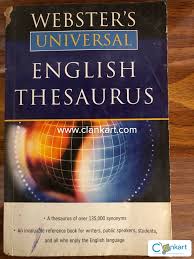 Webster'S Universal English Thesaurus by GEDDES AND GROSSET
