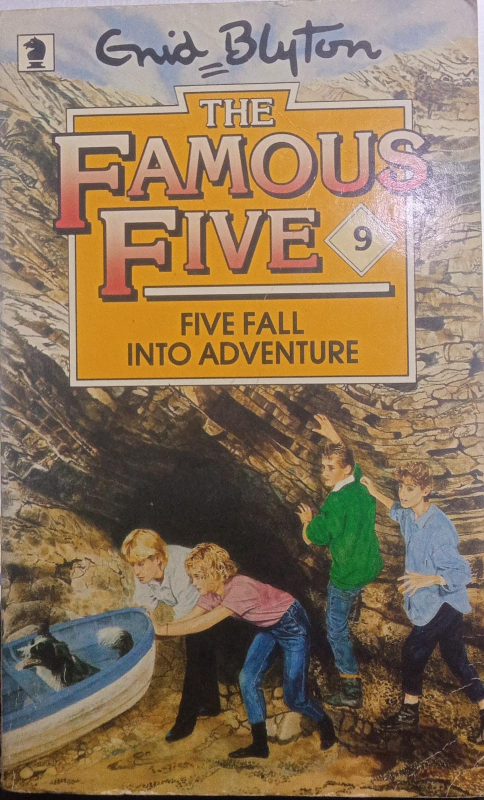 Five Fall into Adventure by Enid Blyton