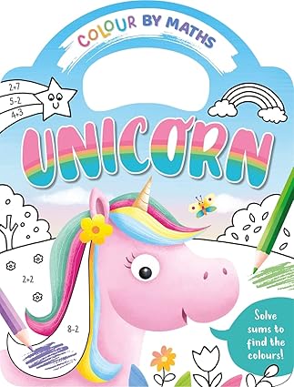 Colour By Maths: Unicorn