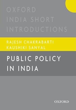 Public Policy in India (rare books)
