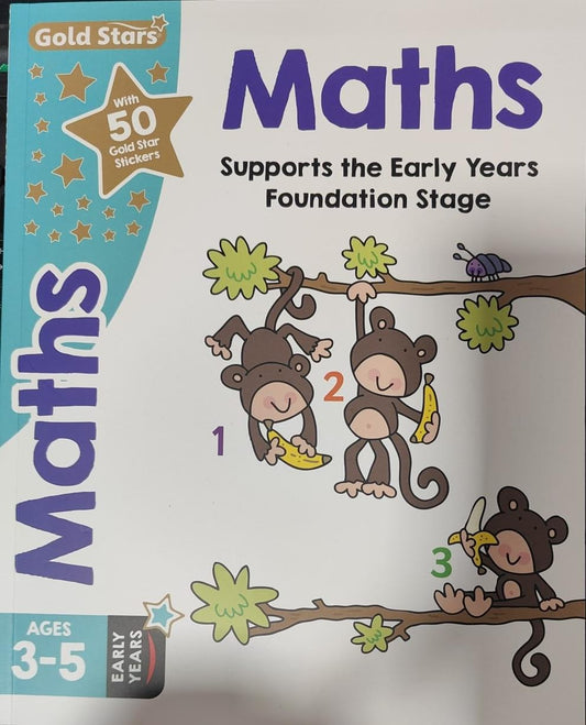 Maths Supports the Early Years Foundation Stage Ages 3-5 Early Years by Woodpecker Books [WIth 50 Gold Star Stickers] [Premium Books]