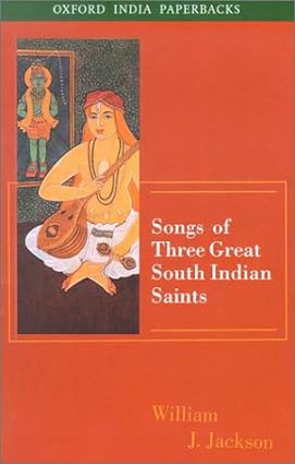 Songs Of Three Great South Indian Saints [rare books]