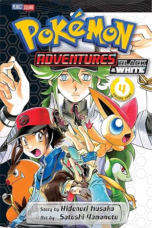 POKEMON ADVENTURES: BLACK & WHITE Vol. 04 by Hidenori Kusaka | Satoshi Yamamoto [Manga] (rare books)