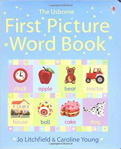 The Usborne First Picture Word Book [Padedd Hardvcover]