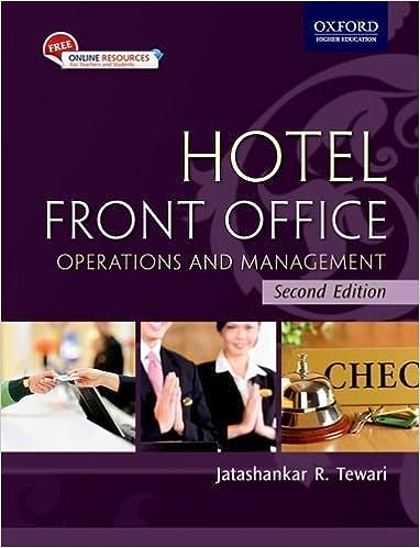 Hotel Front Office Operations and Management, 2ND EDITION [RARE BOOKS]