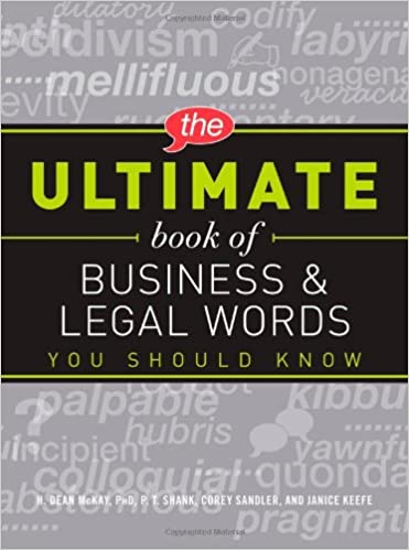The Ultimate Book of Business and Legal Words You Should Know (RARE BOOKS)