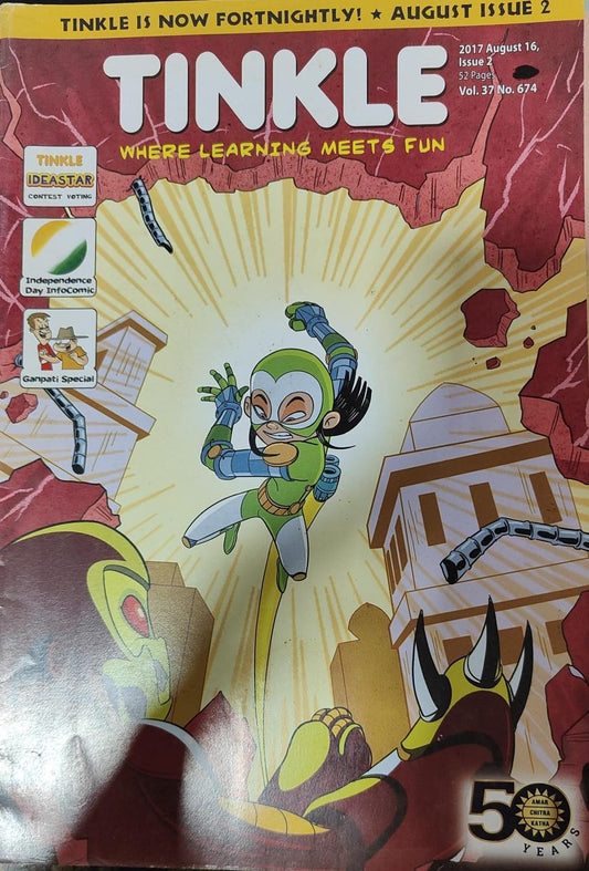 Tinkle where learning meets fun vol.37 no. 674