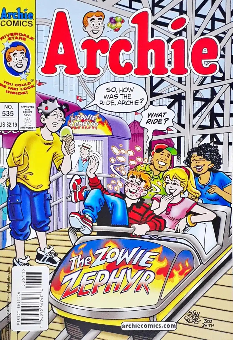 Archie Comics Riverdale Stars No. 535 The Zowie Zephyr [rare books]