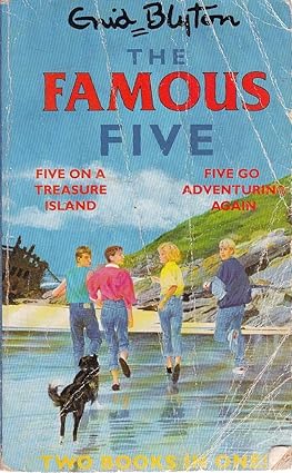 Five on a treasure island.. five go adventuring again [two books in one]