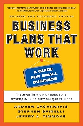 Business Plans that Work [RARE BOOKS]