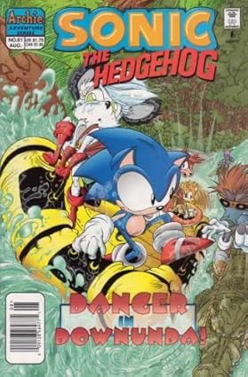 Sonic the Hedgehog No 61 Aug [rare books]
