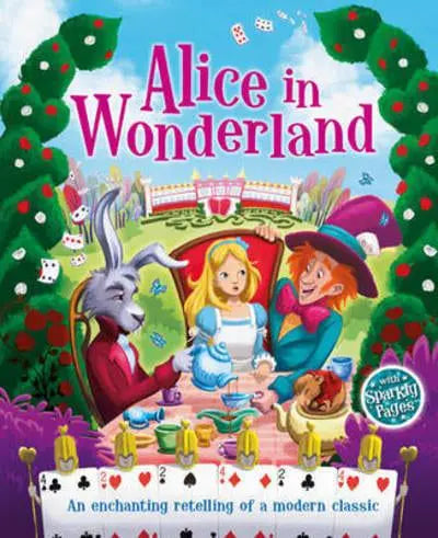 Alice in Wonderland (with sparkly pages)