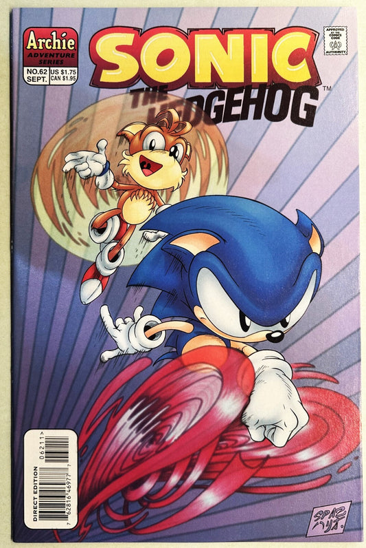 Sonic the Hedgehog No 62 Sept [rare books]