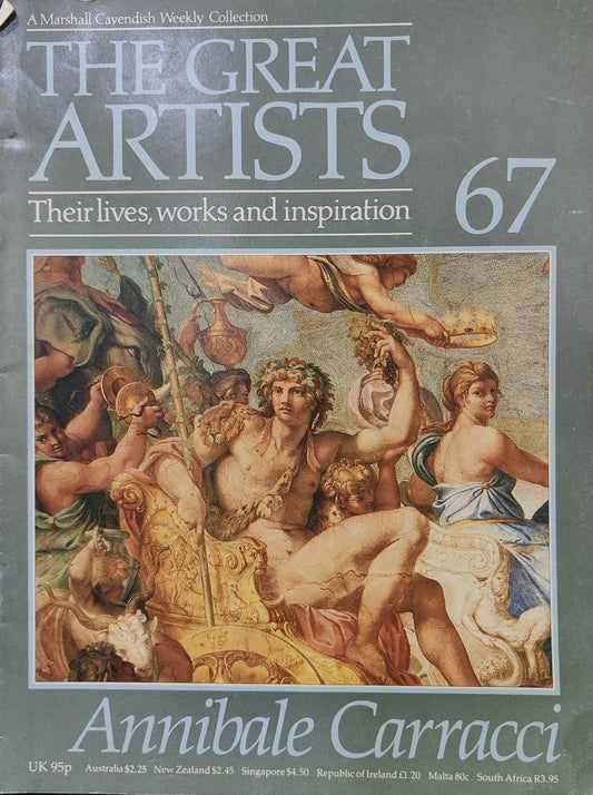 The Great Artist 67 -Annibale Carracci by Marshall Cavendish [rare books]