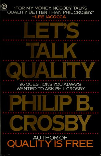 Let's Talk Quality [rare books]