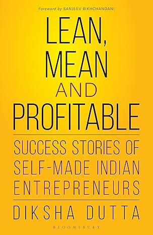 Lean, Mean and Profitable by Diksha Dutta [Hardcover] [Premium Books]