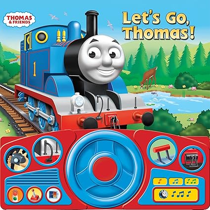 Lets go Thomas! (Steering Wheel Book) (Thomas & Friends) (Sound Books) BOARD BOOK