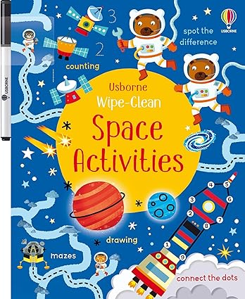 Usborne Wipe-Clean: Space Activities