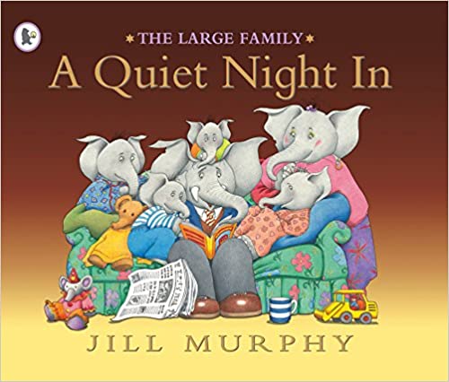 The large family - a quiet night in