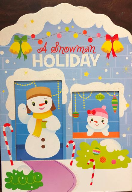 A Snowman Holiday (Peep Through Window Book) Board Book