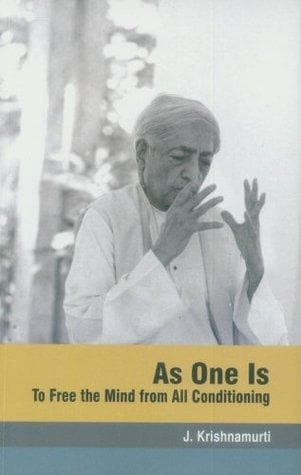 As One Is