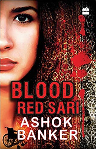Blood red sari