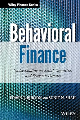 Behavioral Finance [HARDCOVER] [RARE BOOKS]