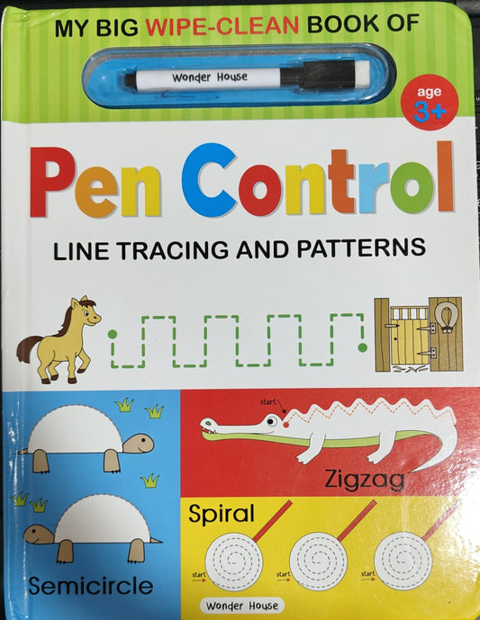 My Big Wipe And Clean Book of Pen Control for Kids