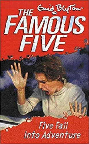 Five fall into adventure-book 9 by Enid Blyton