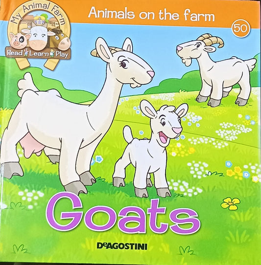 GOATS Animals on the farm {HARDCOVER}