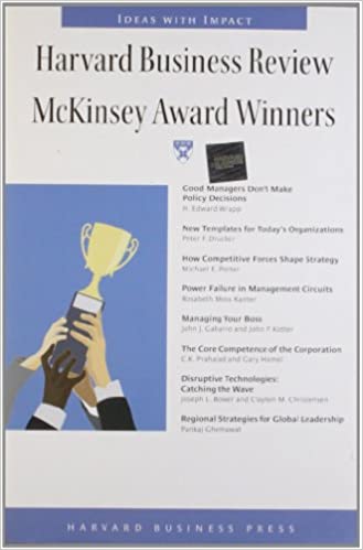 HBR Mckinsey Award Winners (rare books) by HBR