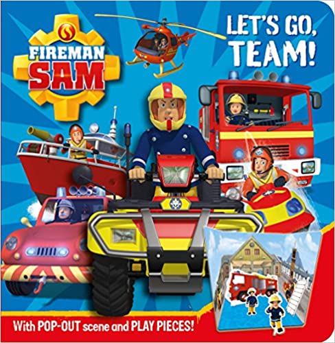 Fireman Sam: Let's Go Team! Pop-out Play Book [BOARD BOOK] [GAMES]