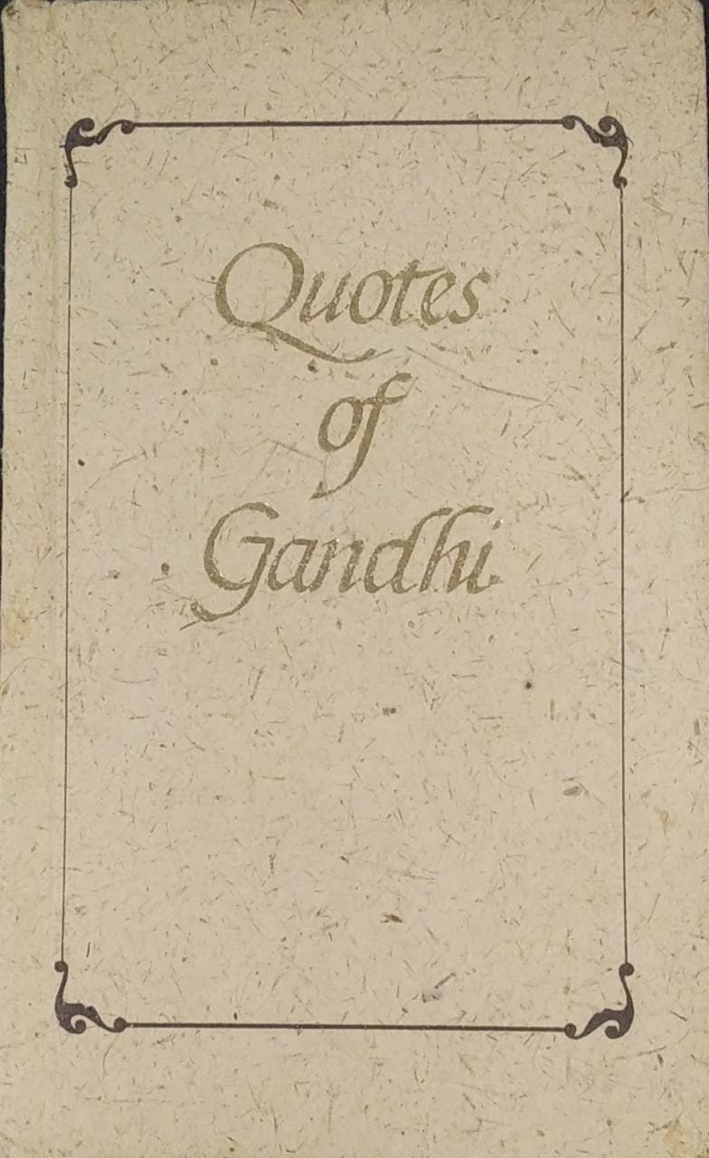 Quotes of Gandhi [HARDCOVER]