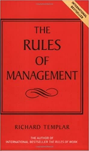 The rules of management by Richard Templar