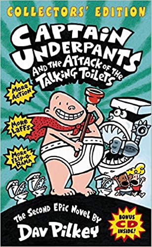 The Second Epic Novel (with CD) (Captain Underpants) [Hardcover]