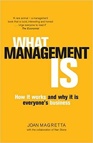 What Management Is: How it works and why it's everyone's business by Joan Magretta
