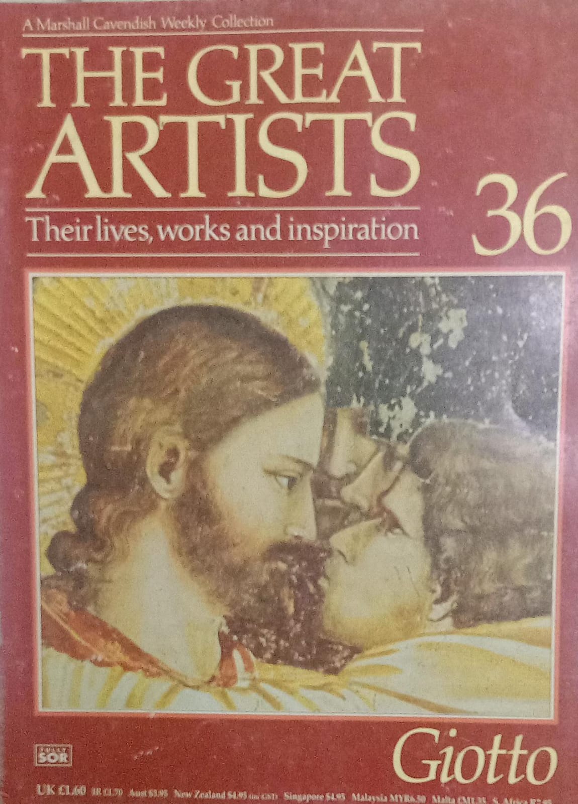 The Great Artist 36 Giotto by Marshall Cavendish [rare books]
