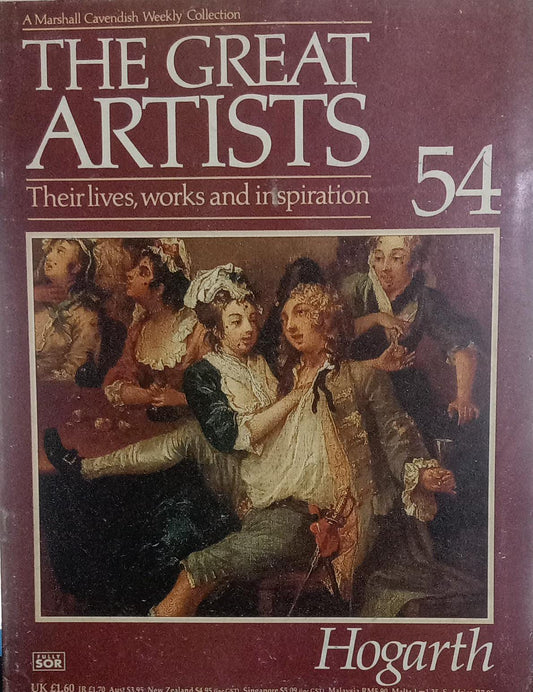 The Great Artist 54 Hogarth by Marshall Cavendish Weekly Collection [rare books]