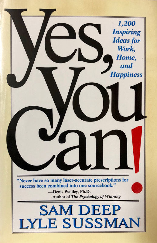 Yes, You Can