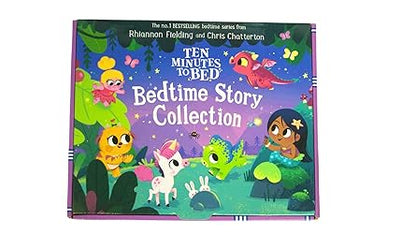 Ten Minutes to Bed: Bedtime Story Collection (6 Books Pizza Box Set) by Rhiannon Fielding [Premium Books]